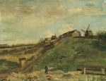 Монмартр, карьер, мельницы 1886 осень 